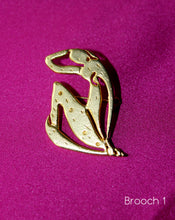Load image into Gallery viewer, Blue Nudes BROOCHES
